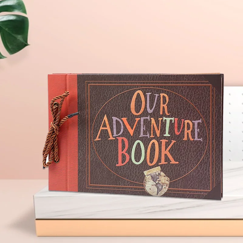 Photo Album Our Adventure Book Scrapbook Gift DIY Handmade Album Scrapbook Movie Up Family Travel Scrapbook Anniversary Wedding