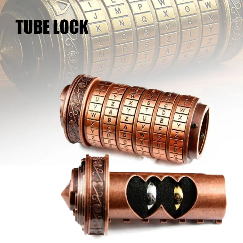

Hight Quality Code Lock Mini Romantic Birthday Valentine's Day Interesting Gift for Women Girl S7 #5