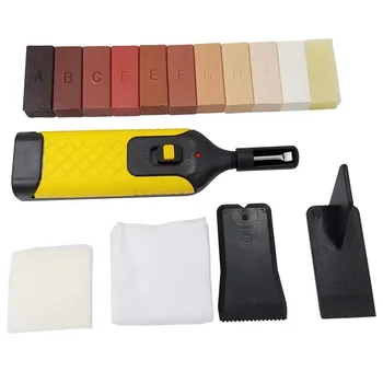 

Laminate Floor Repair Kit 11 Color Waxes Blocks for Repairing Damaged Laminated Flooring Kitchen Worktops Countertops Repair
