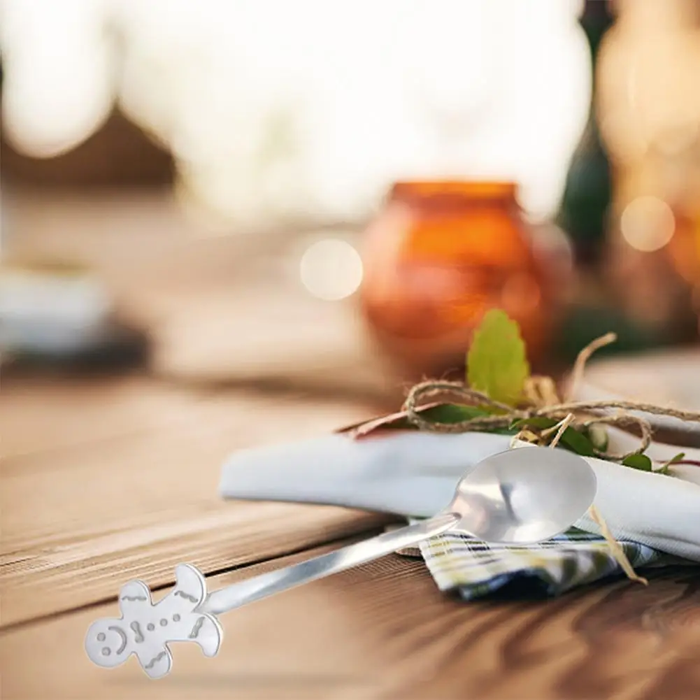 4 шт./компл. кофейная медовая ложка десертные чайные ложки из нержавеющей стали