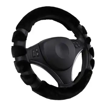 

Universal Autumn Winter Non Slip Steering Wheel Cover With 3D Design Fit Most Of Cars
