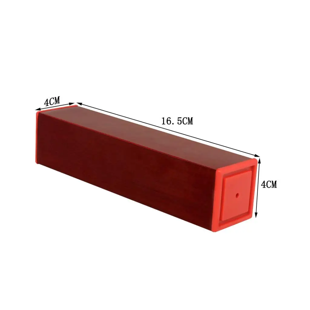 Rectangular Red Wood Hand Shaker Rhythm Percussion Instrument Sand |