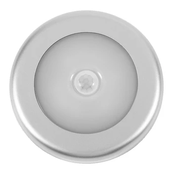 

Practical LED Human Body Infrared Induction 6 LED Lamp Light Absorb Dome Light Wardrobe Light Ambry Lamp Light