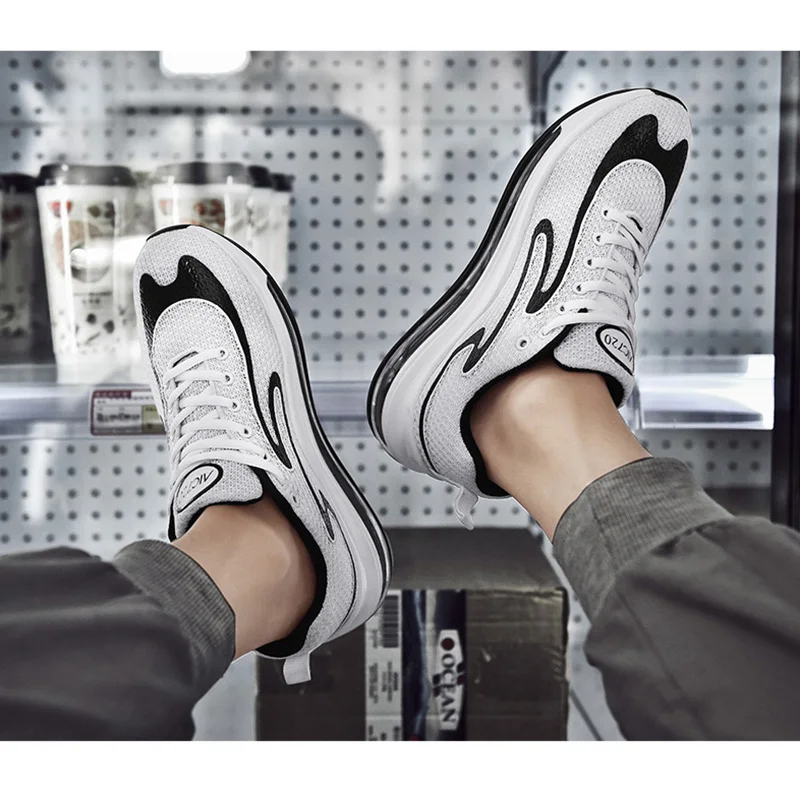 Size39-47 2019 Брендовые мужские кроссовки дышащие кроссовки Кроссовки zapatillas hombre Deportiva 720 воздушная подушка дешевая спортивная обувь