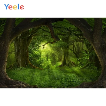 

Yeele Forest Backdrop Green Screen Tree Nature Travel Newborn Baby Birthday Photography Background For Photo Studio Photocall