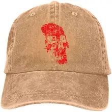 TSDFCHalloween страшный череп(красная версия) Мужская и Женская Ретро ковбойская шляпа Регулируемая ковбойская шляпа бейсболка черная