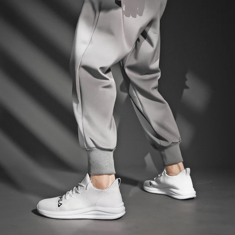Мужская обувь летняя новая стильная Спортивная обувь Мужская обувь для бега Мужская трендовая легкая дышащая обувь в Корейском стиле Wh