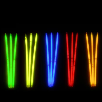 

100 Pcs Party Fluorescence Light Glow Sticks Bracelets Necklaces Neon For Wedding Party Glow Sticks Bright Colorful Glow Sticks