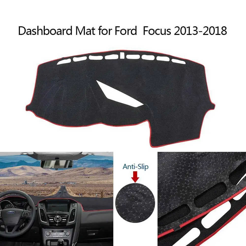Dashboard Pad Cover Car Dashboard Cover Dash Mat Fit Ford Focus MK3