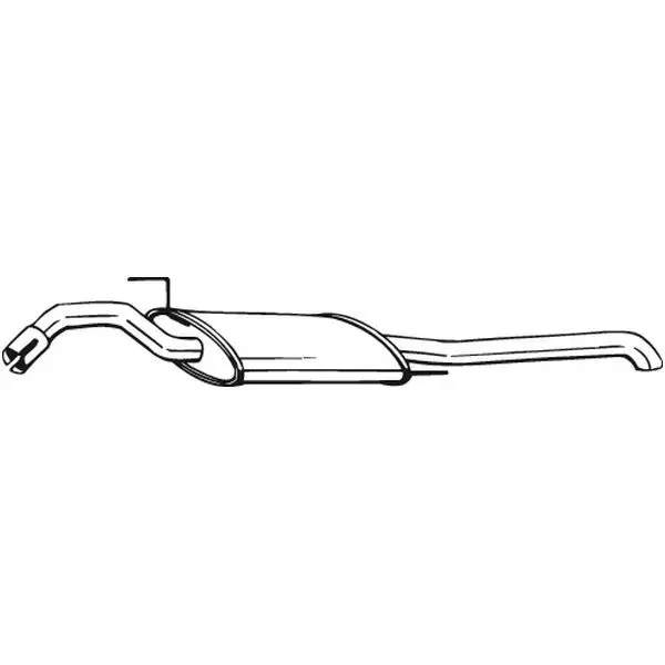 Глушитель задняя часть VW Passat 1.6i-2.0i/1.9TD 93-96 BOSAL 279
