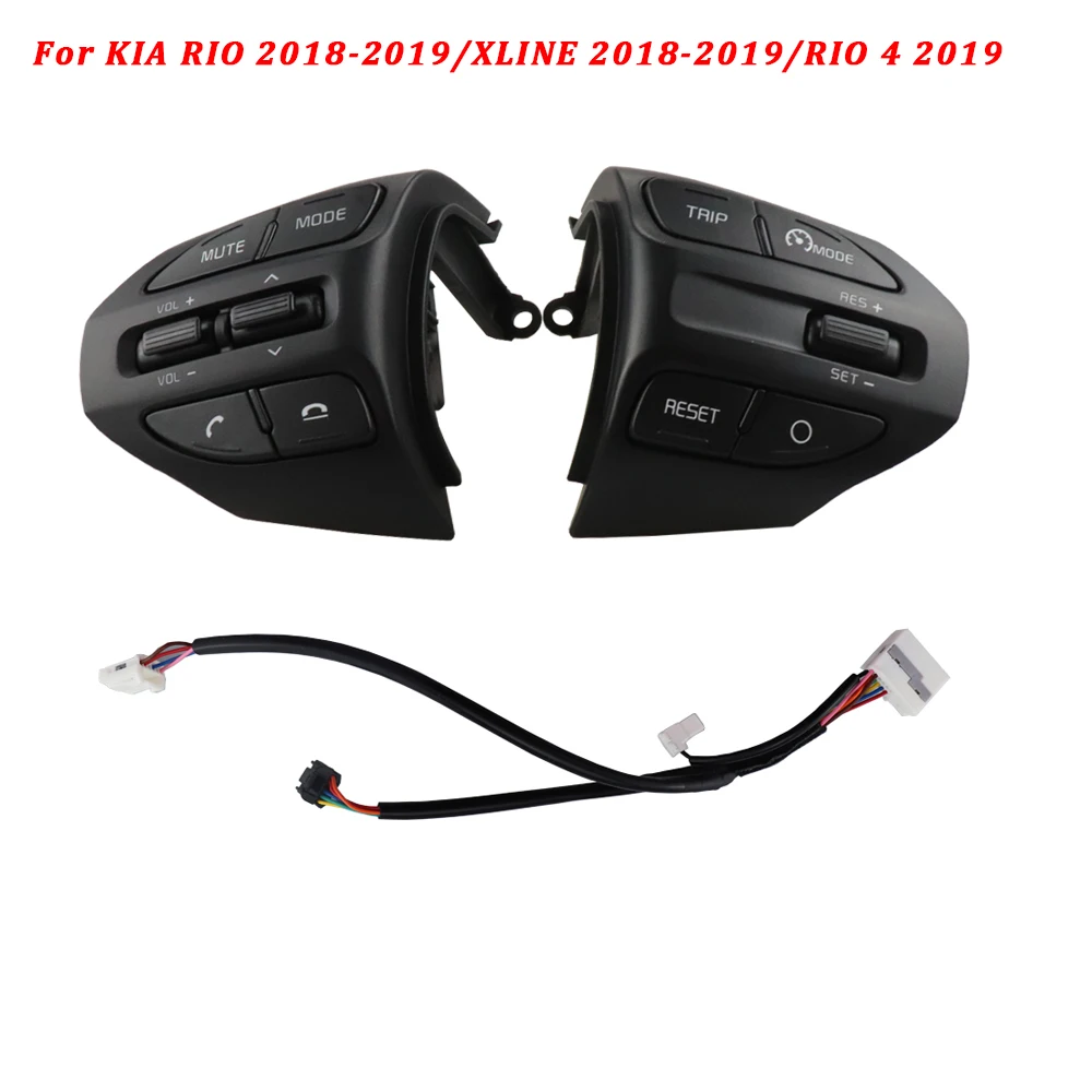 Для Kia K2 Рио X LINE 2017 2018 2019 4 Многофункциональный Автомобильный руль Bluetooth