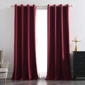 

High Shading Velvet Blackout Curtain For Bedroom Living Room Modern Windows Curtain Home Decoration Custom Made