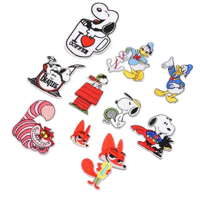 Cartoon embroidered patches2