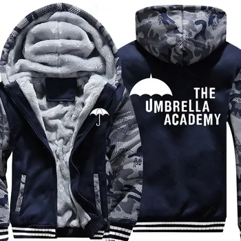 

Free Shipping New USA Size Men Hoody The Umbrella Academy Zipper Thicken Fleece Hoodies Coat Clothing Costom Made Jacket