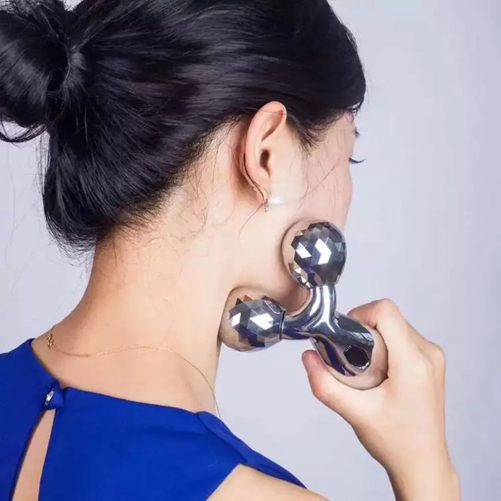 Роллер для массажа лица V подтягивающий инструмент для лица красота затягивает кожу тела формируя 3D массажный ролик Горячая