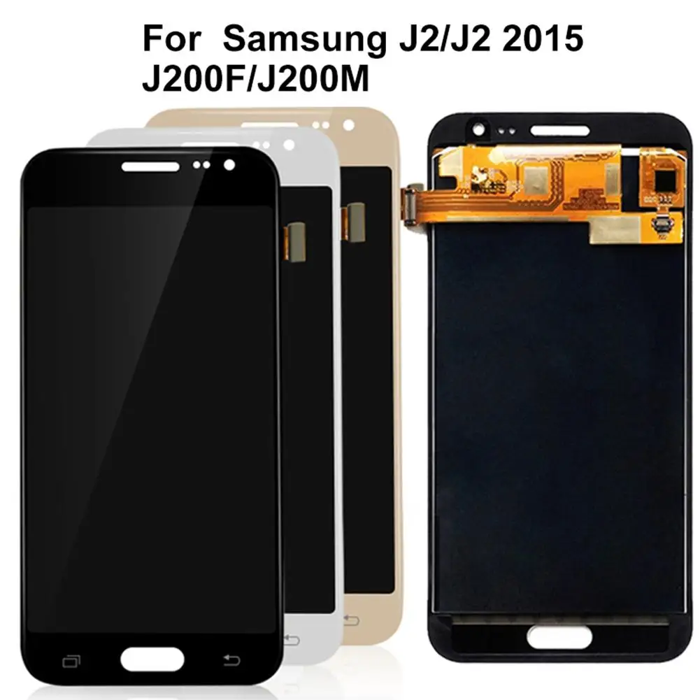 Yuanlin lcd сенсорный экран дигитайзер без рамки для samsung Galaxy J2 J200F J200M J200H аксессуары для телефонов ел화면 면