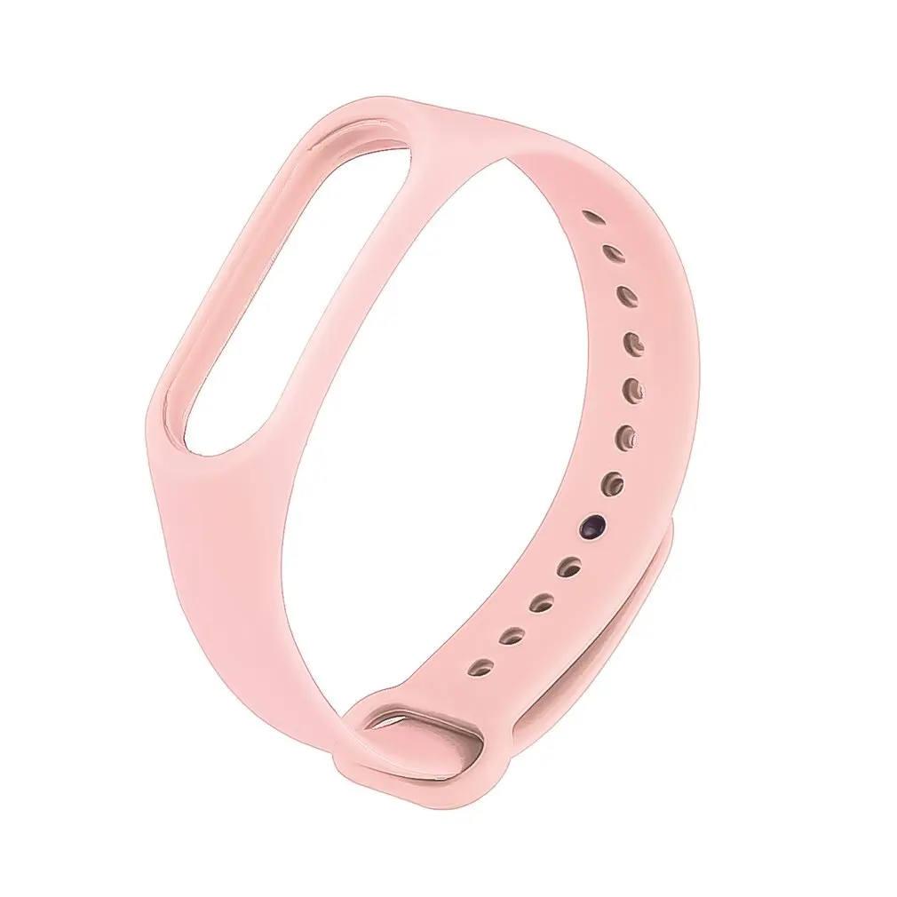 Flesh pink Красочные mi band 4 аксессуары pulseira mi band 4 ремешок сменный силиконовый ремешок для xiaomi mi4 умный Браслет - Цвет: Flesh pink