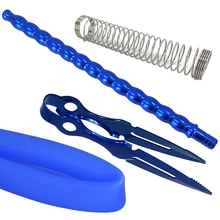 Шланг из нержавеющей стали для кальяна пружина для кальяна шланг наргиле алюминиевый кальян ручка силиконовый шланг трубка кальян уголь щипцы