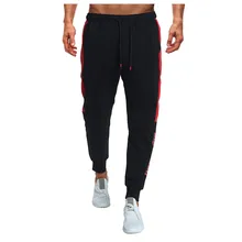 Мужские брюки в повседневном стиле, с принтом, ремни, свободные спортивные штаны со шнурком для тренажерного зала для бега, мужские брюки, Hombre GH50