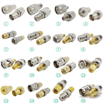 

3Pcs RP SMA Male to TNC BNC F Type Female Jack Connector RF Coaxial Coax Adapter RF Connector for HAM Baofeng WiFi Radio Antenna