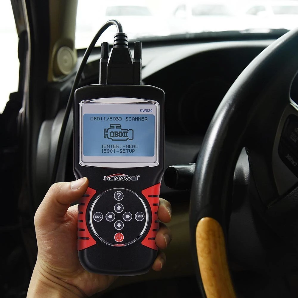 Автомобильный сканер KONNWEI KW820, многоязычный диагностический инструмент OBDII EOBD, считыватель кодов ошибок автомобиля, диагностический сканер ... Автомобильный сканер KONNWEI KW820, многоязычный диагностический инструмент OBDII EOBD, считыватель кодов ошибок автомобиля, диагностический сканер ...
