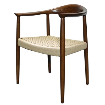 

Nordic Pure Solid Wood Dining Chair Fraxinus Kennedy President Chair Log Leisure Chair Home Study Chair
