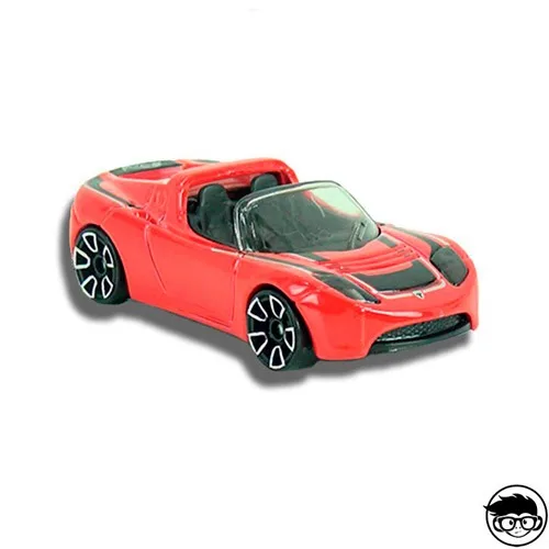 Hot Wheels Tesla Roadster HW Green speed 241/250 длинная карта