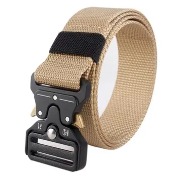 

Men's Tactical Belt Heavy Duty with Quick Release Metal Buckle - 1 PLY 1.5" Nylon Heavy Duty Everyday Belt