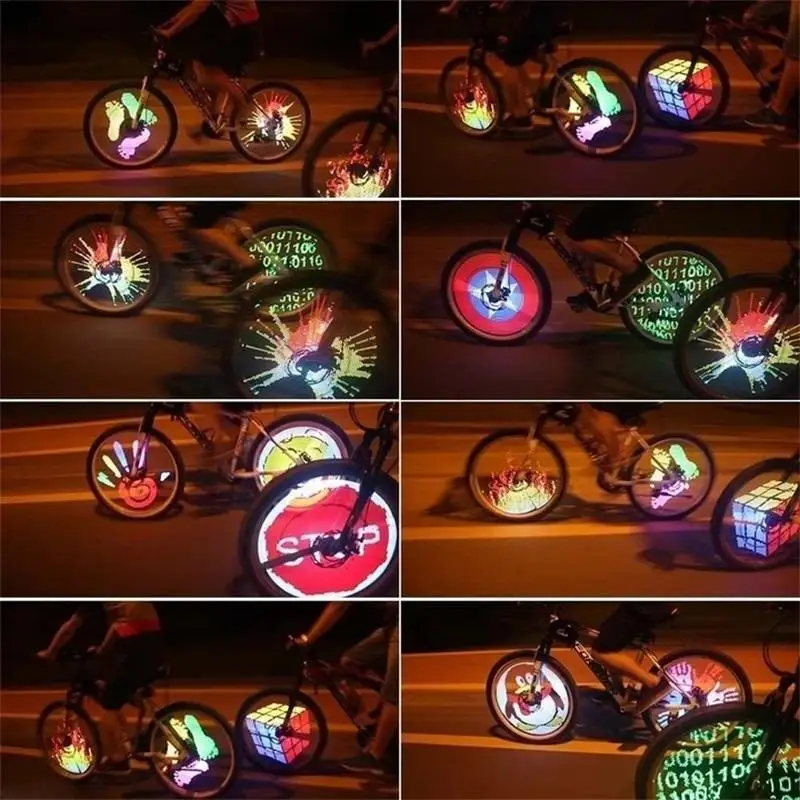 Kinder Fahrrad Blitz Rad Licht Speichenlicht Reflektor LED Rad