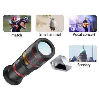 

1 Pc 20X Zoom Telephoto Lens Phone Camera Lens Universal Smartphone Monocular Telescope for Concert Ball Game