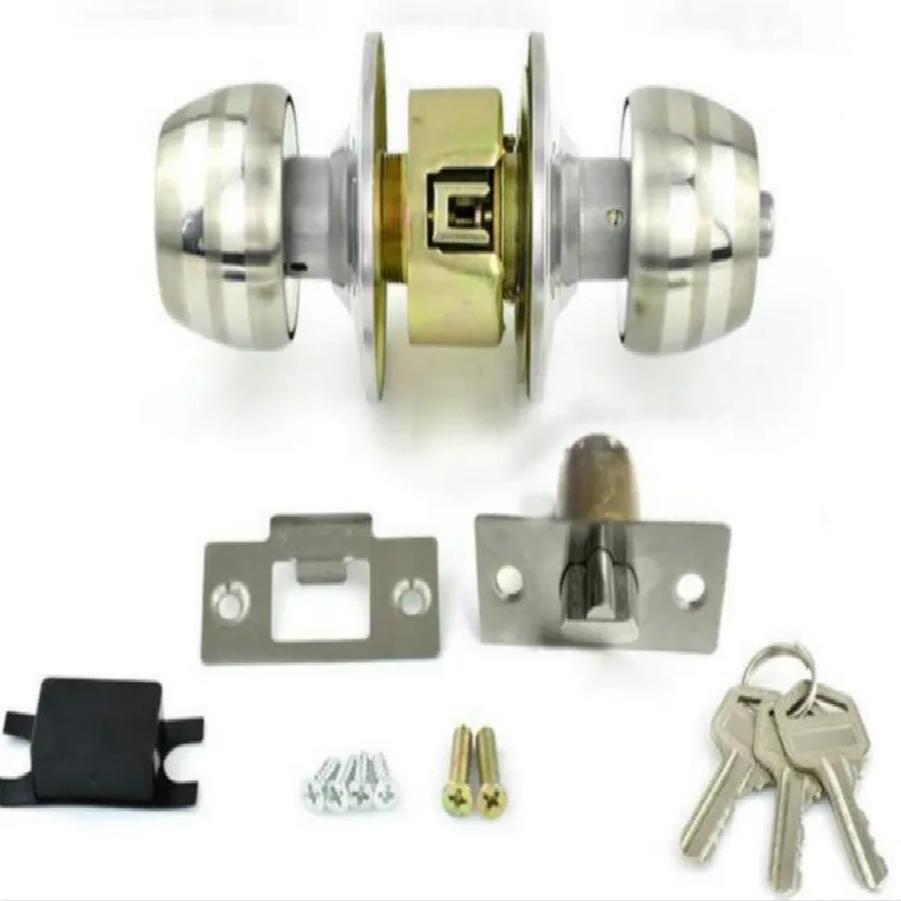 Алюминиевая стеклянная дверная ручка, ручка для двери, круглая дверная ручка, замок для листа толщиной 35-50 мм, дверные ручки для межкомнатных дверей