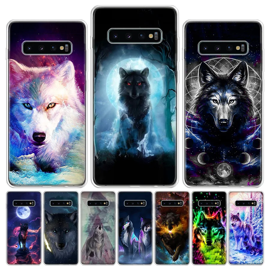 Классический классный хипстерский чехол с волком для телефона Galaxy S22 Plus S20 FE S7 EDGE S8