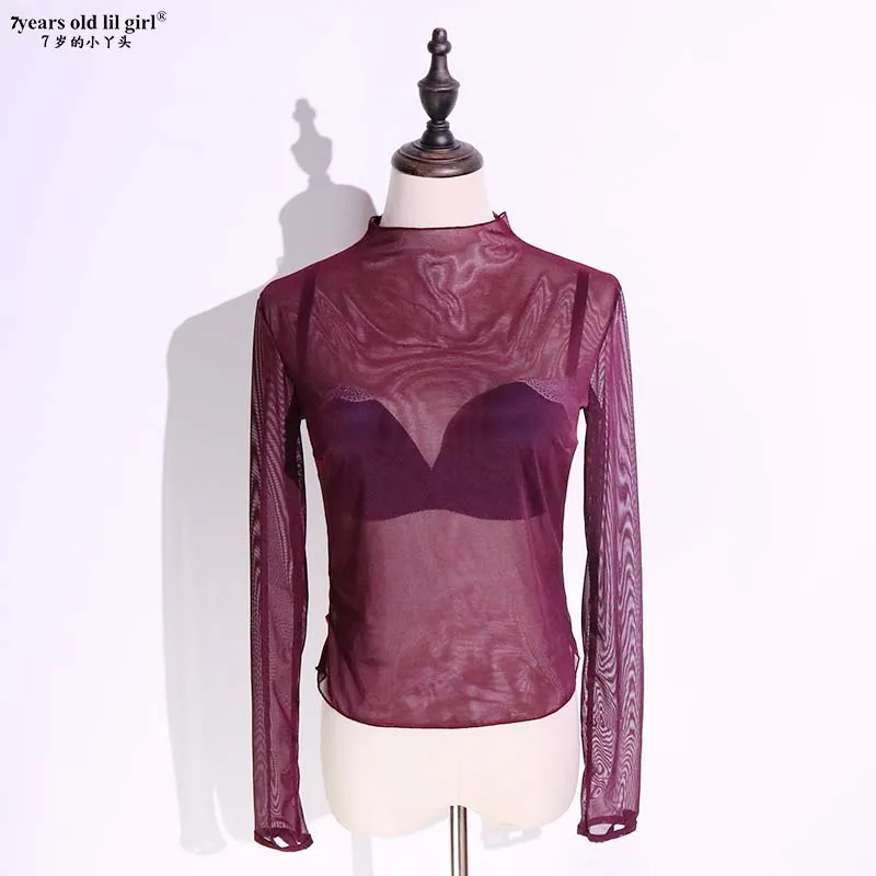 

Transparent Thin Belly Dance Long Top CUK05-8