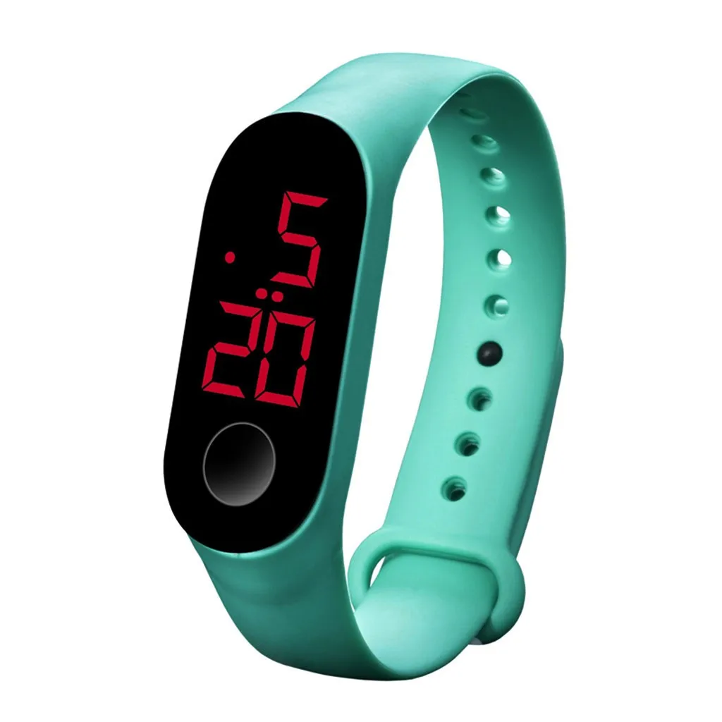 LED sport mode électronique montre Simple femmes montre main anneau montre Reloj deportivo para mujer high quality wholesale 03
