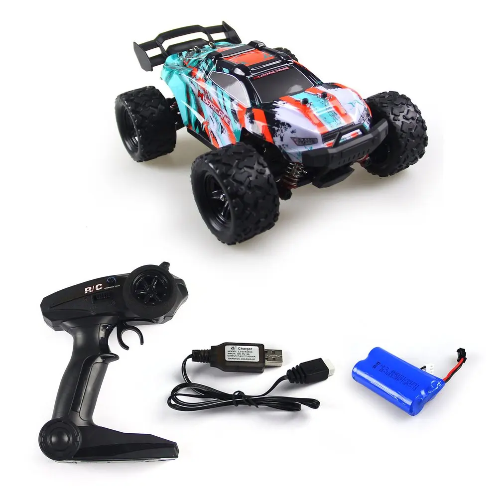 1:18 4WD высокая скорость RC большой ножной автомобиль грузовик 2,4G дистанционное управление внедорожный гусеничный автомобиль модель RTR игрушка для детей подарок - Цвет: orange
