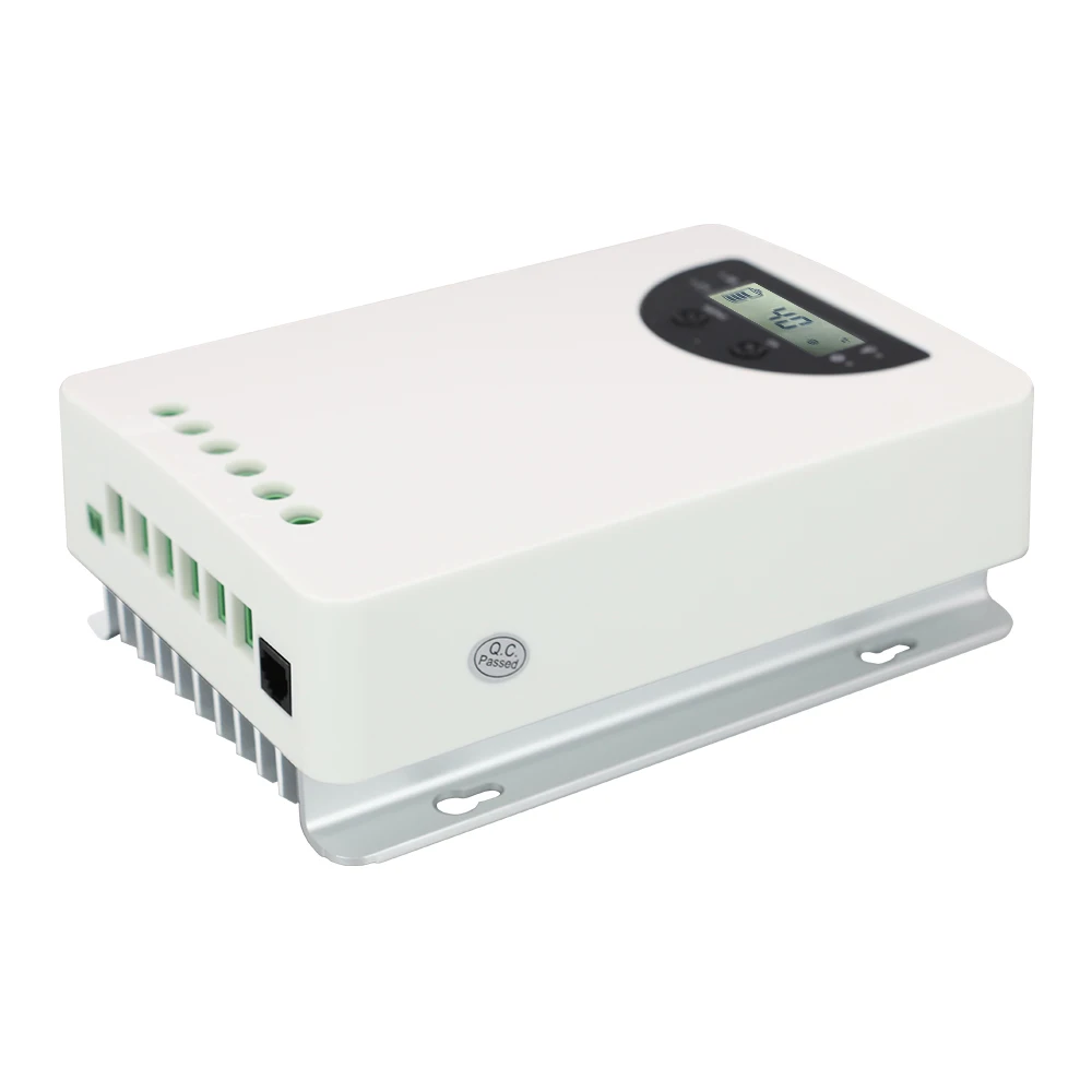 Solar e Controlador de Descarga Carregamento para Gel Mppt Carga Automático Boost Equalização Float Líquido Agm Lítio 40a 12v 24v Controladores solares