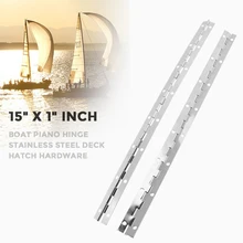 1 шт. 316 нержавеющая сталь 15X1 ''лодка фортепиано шарнир для шкафа/двери
