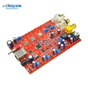 

XMOS + PCM5102 + TDA1308 USB Decoder Board 5V Support 32-bit 384K