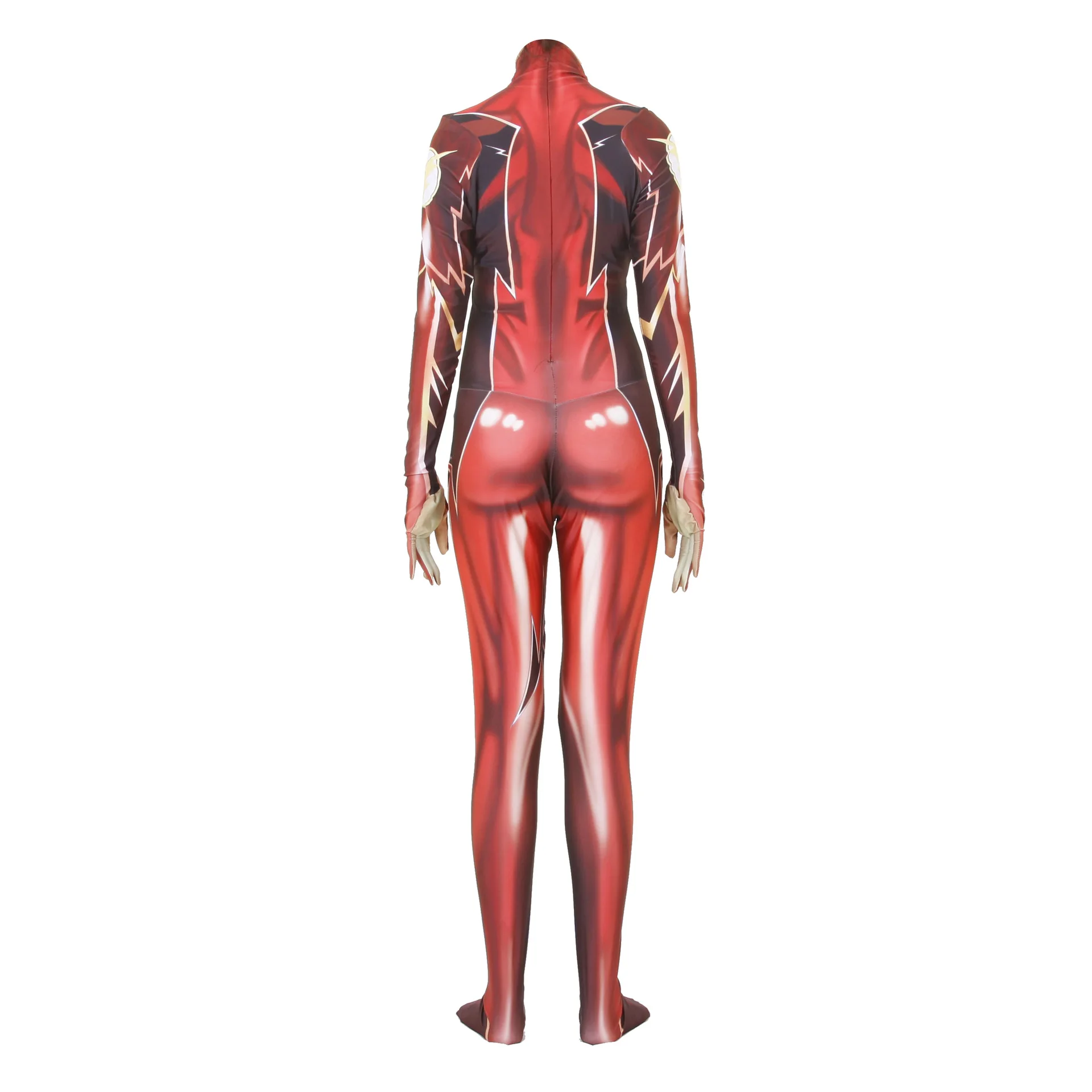  American Drama DC Movie Comic New Female Flash Cosplay One-piece Tights Halloween Role-playing Cost