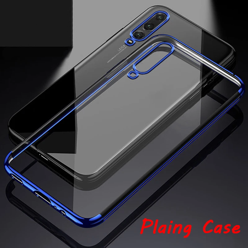 

For Huawei P30 P30Lite P20 Lite 2019 P20 Pro Plating Soft Clear Phone Cover P20Lite P20Pro Fashion Silicone Back Soft TPU Case
