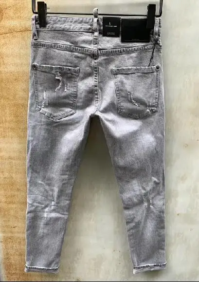DSENQI New Men Jeans Ripped for Men Skinny DSQ Jeans Pants Mens Jeans Outwear Man Pants 920