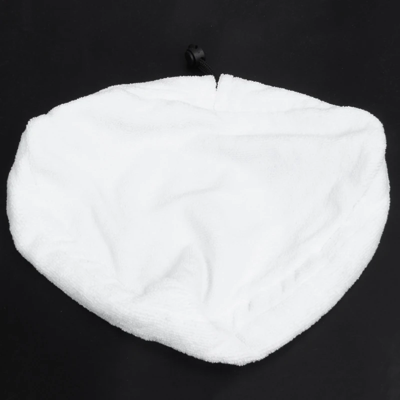Washable Replacement Microfiber Steam Mop Pads for Chenille H20(White