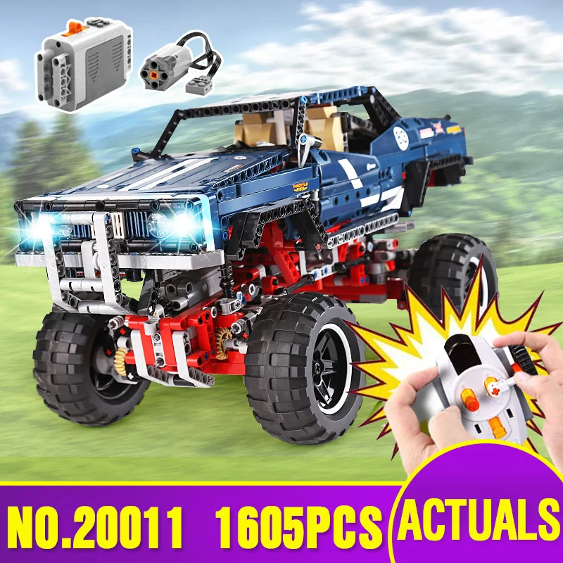 Price 20011 Technic Car Toys Compatible With 41999 4x4 Crawler Assembly Technic Car Model Kids Christmas Gift Building Blocks Bricks