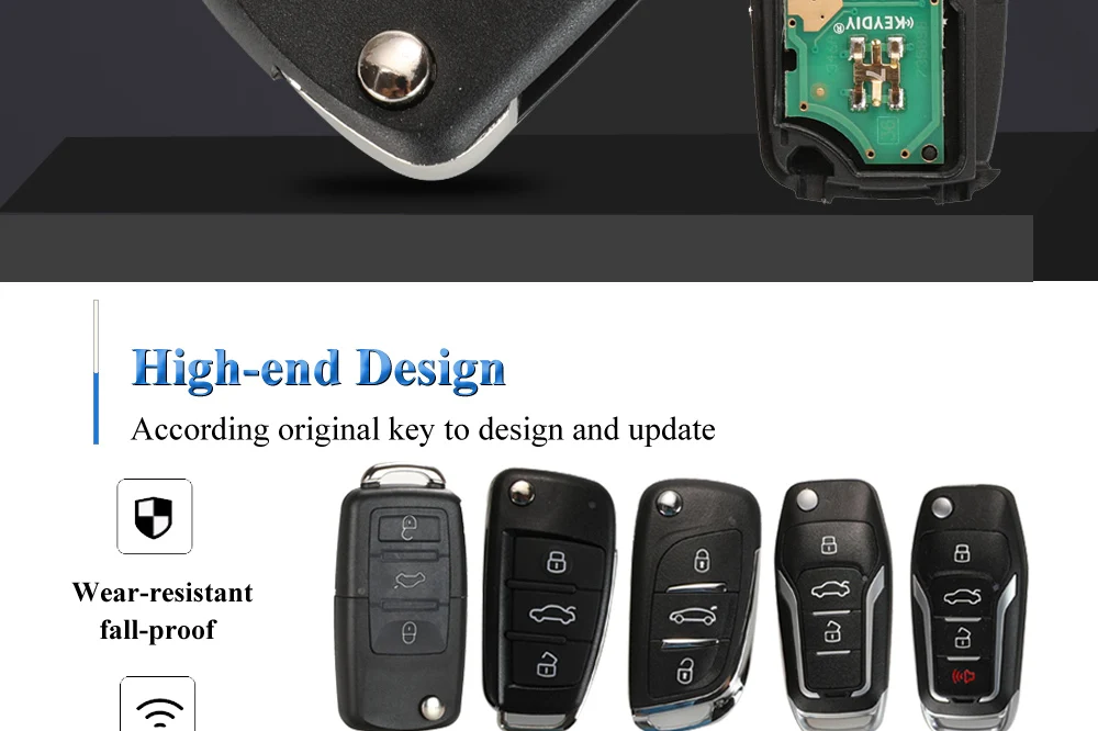 Keyforkess B01 B02 B11 B12 B13 B16 B20 B26 B29 KD telecomando 3 pulsanti serie B chiave remota per macchina URG200/KD900/KD200 universale - Hde2bf7bc3c4f476ea44e6d0d2320442az