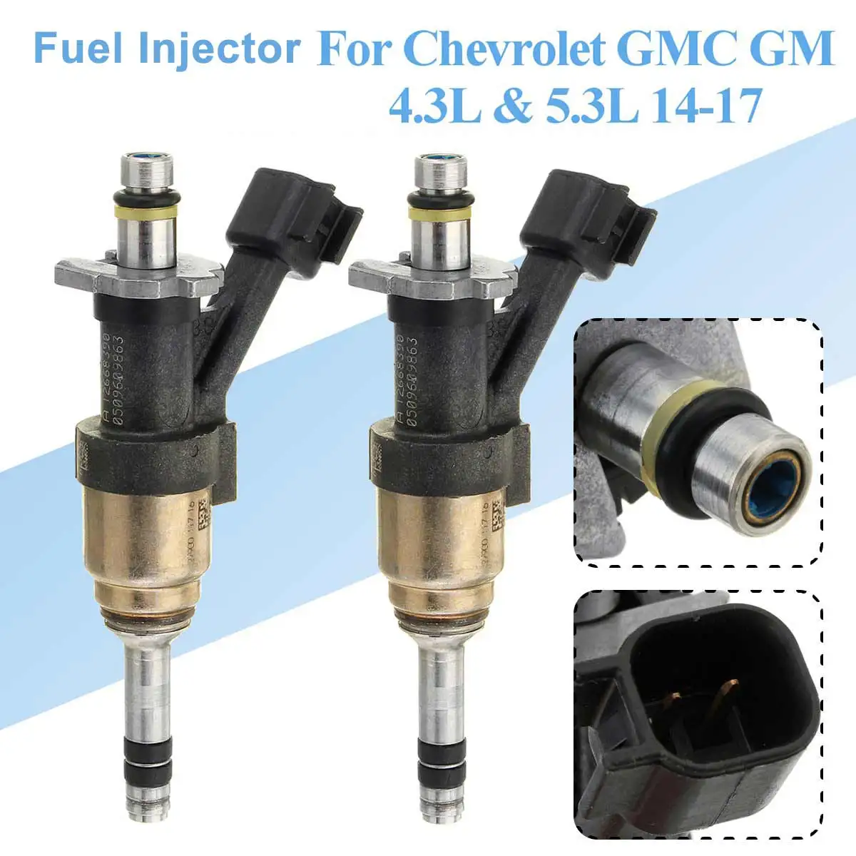Топливная форсунка для Chevrolet для GMC для GM грузовики 4.3L& 5.3L#12623116 12668390 12628422 12668649 12672368 - Цвет: 2 pcs