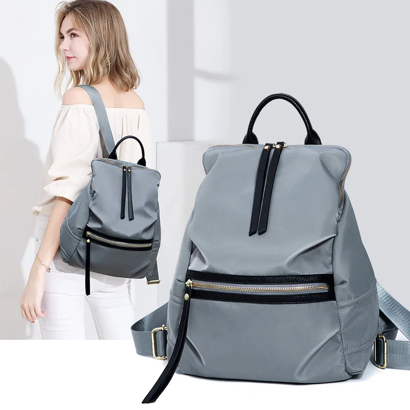 

Fashion Oxford Cloth Backpack Women's 2019 Autumn New Style Korean-style Fashion Large Capacity Backpack Schoolbag