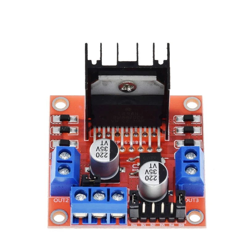 TZT 1/3 Stück Dual H-Brücke DC Schrittmotor-Steuerplatine Modul L298N – Detail 6