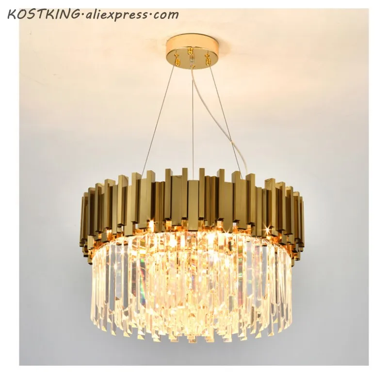 

Modern Crystal Chandelier for Living Room Dining Room Gold Crystal Chandelier LED Lights Lighting LED Chandelier Luxurious