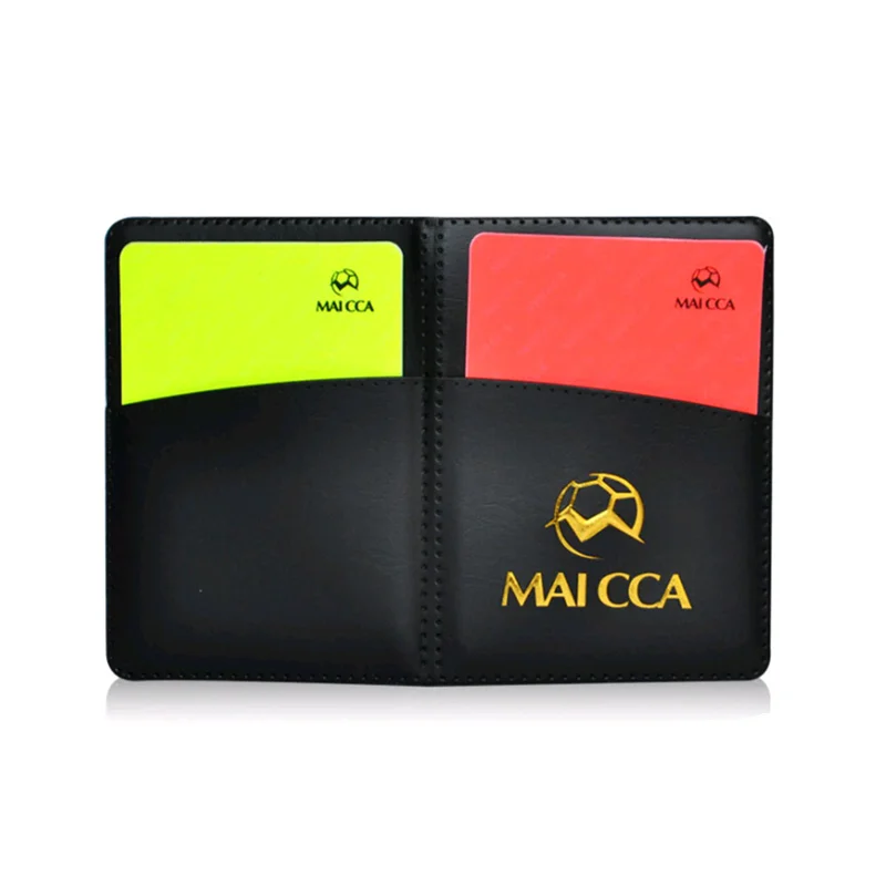 Soccer Referee Flag with Coin Whistle Red and Yellow Card Tools Football Referee Flag Match Set Outdoor Survival Equipment
