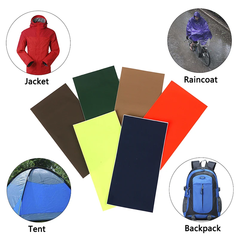 Self Adhesive Patch Tent Accessories Outdoor Camping Hiking Repair Tape Waterproof Nylon Cloth Sticker